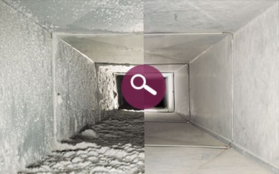 Before and After Air Duct Cleaning